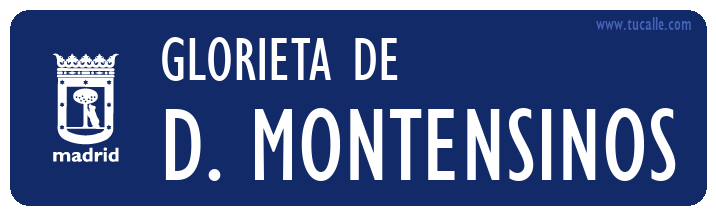 cartel_de_glorieta-de-D. MONTENSINOS_en_madrid